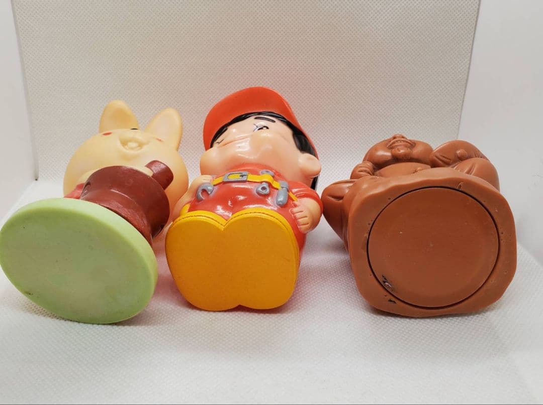 オートバックス　中部相互　三菱　日本長期信用　幸福相互　ソフビ　貯金箱　レトロ