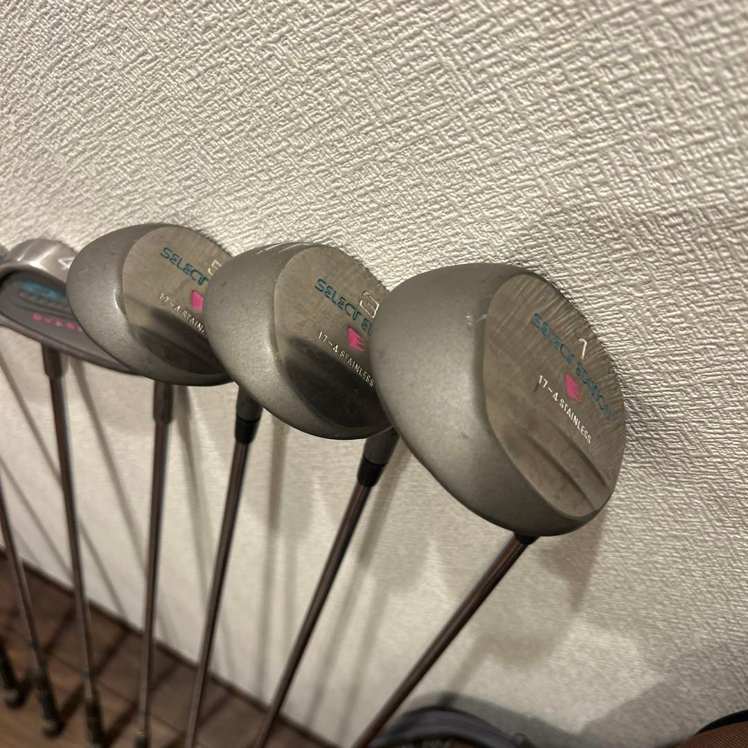 初心者お試しセット　セレクトエディション　レディースL 12本　右利き　ゴルフ