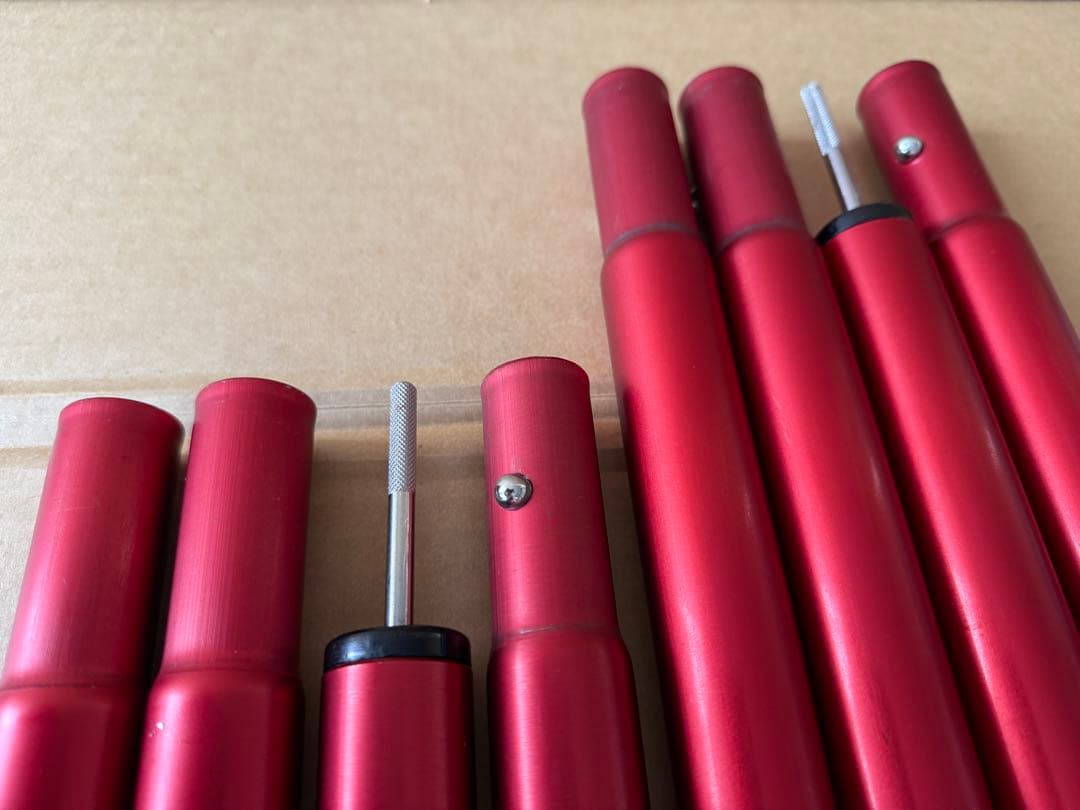 スノーピーク ウイングポール レッド 240/280 ① USED