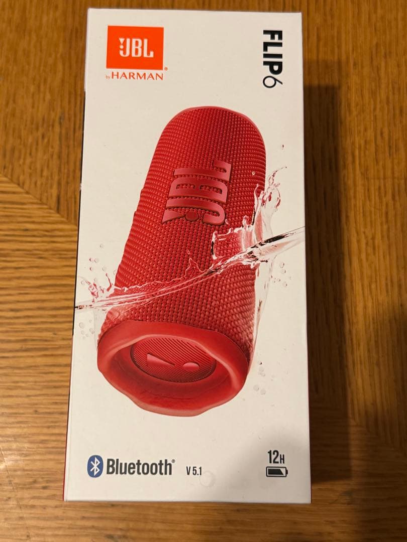 JBL ポータブルウォータープルーフスピーカー JBL Flip 6 Red