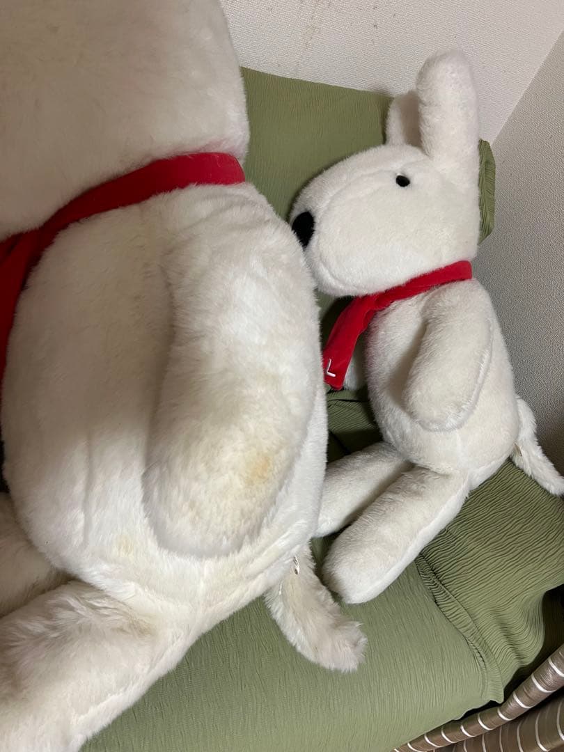 りさとガスパールのりさのぬいぐるみのセット（全長75.85.120センチ）