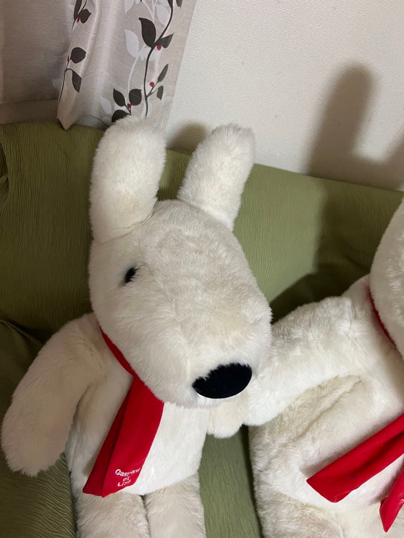 りさとガスパールのりさのぬいぐるみのセット（全長75.85.120センチ）