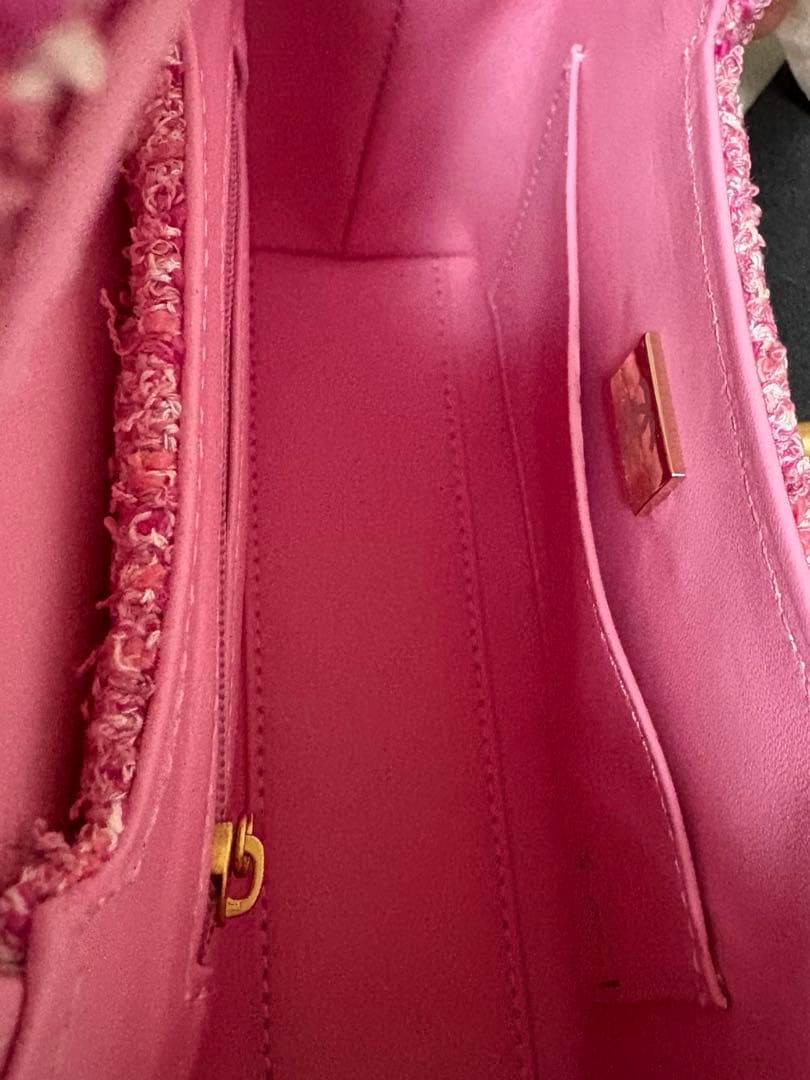 【激レア】シャネル ツイード ハンドバッグ ピンク ノベルティ　ショルダーバッグ