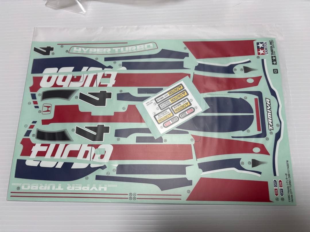 未使用 タミヤ シティーターボ ボディ(WR-02Cシャーシ用)