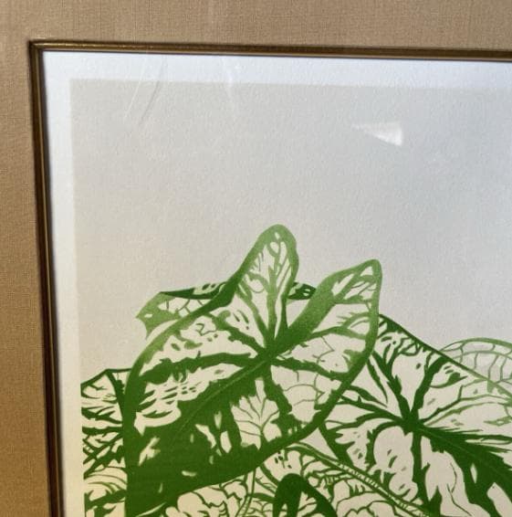 加倉井和夫 版画「翠韻」リトグラフ 額装 真作保証