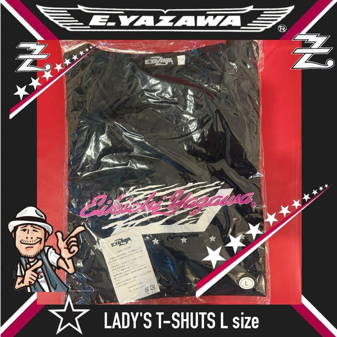矢沢永吉★E.YAZAWA★LADYS Tシャツゼブラ★Lsize 未開封