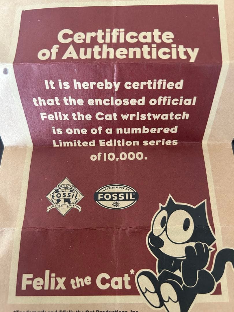 希少　限定品　Felix the Cat 時計付きフィギュア