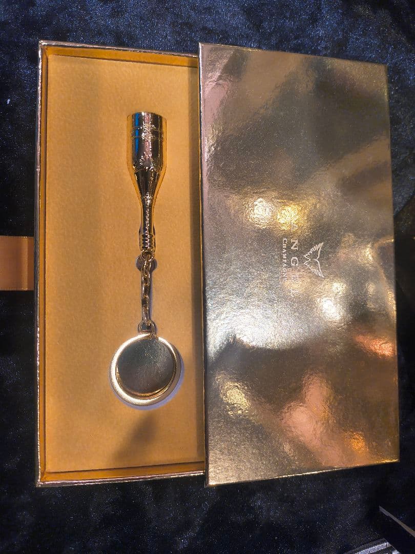 エンジェル　シャンパン 2007 ゴールドエディション　空き瓶　外箱+チャーム付