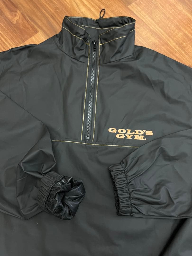 定価9.680円☆試着のみ超美品☆GOLD'S GYMオリジナル・サウナスーツ②