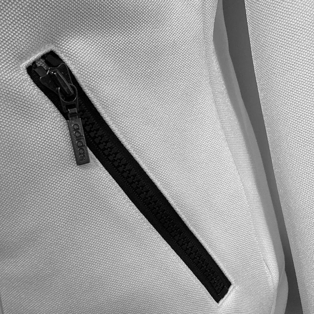 美品 adidas デサント製 トラックジャケット JASPO L 白黒