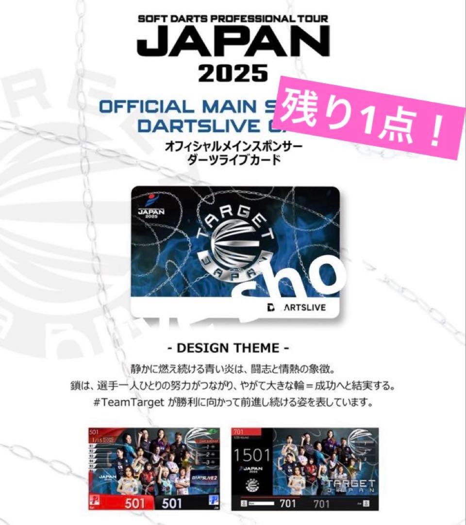 【残り1点】ダーツ祭り TARGET 限定 ターゲット ダーツライブカード