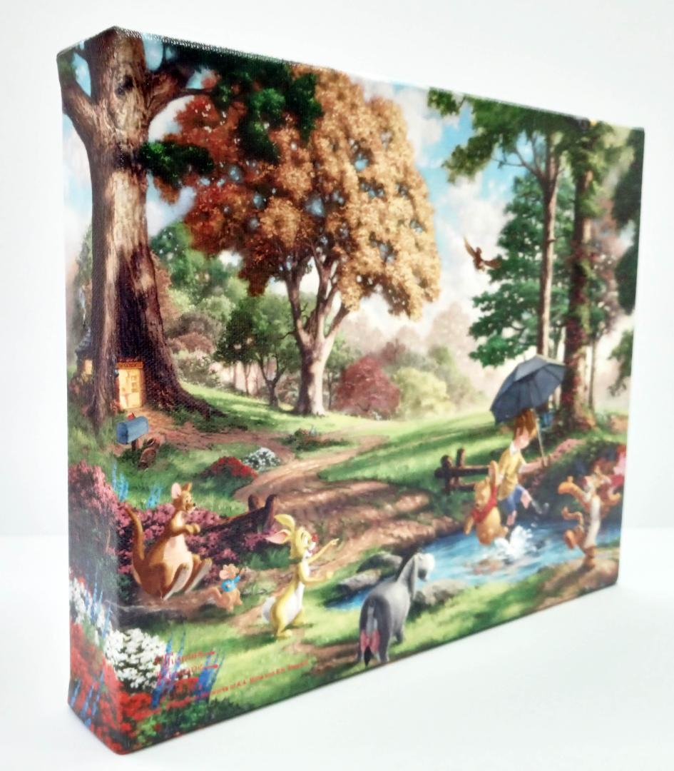 ■新品■ディズニーアート　トーマスキンケード　キャンバスジークレ　くまのプーさん