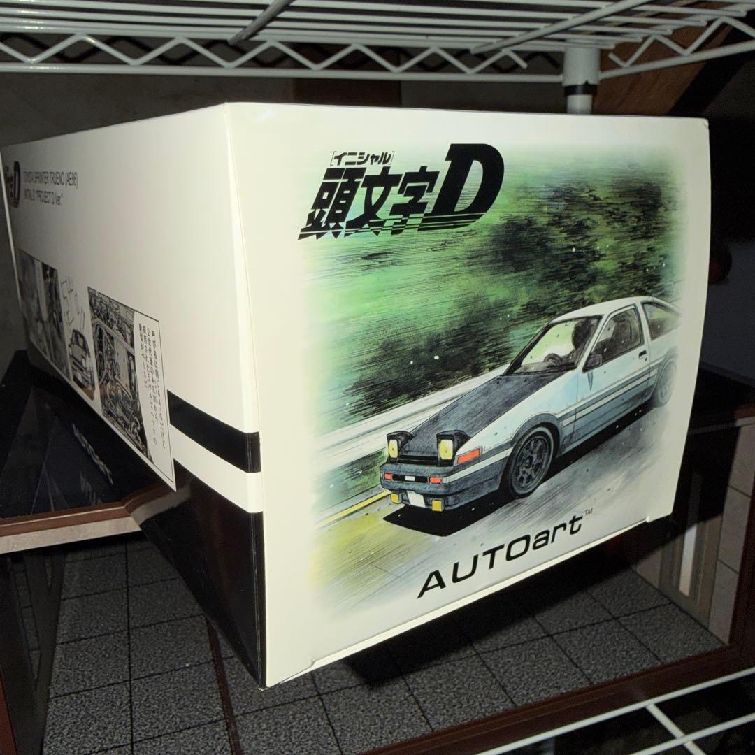 オートアート AE86 1/18　頭文字D