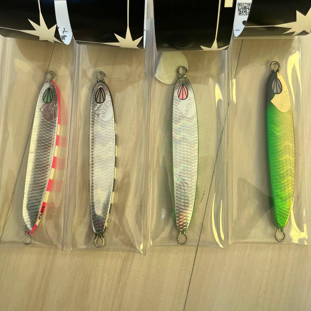 無双 メタルジグ 120mm 140g レアカラー　ボーダー柄