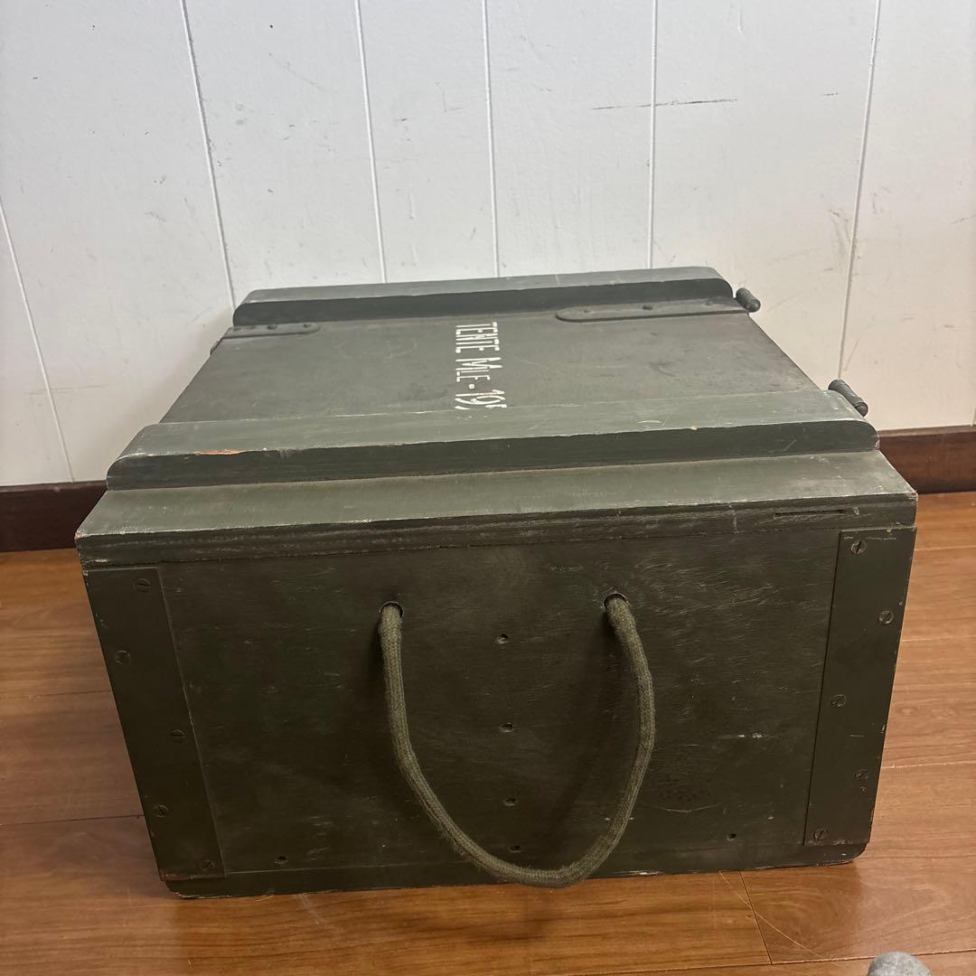 フランス軍　TENTE MLE-1956 テント用　ウッドケース　木製　送料無料