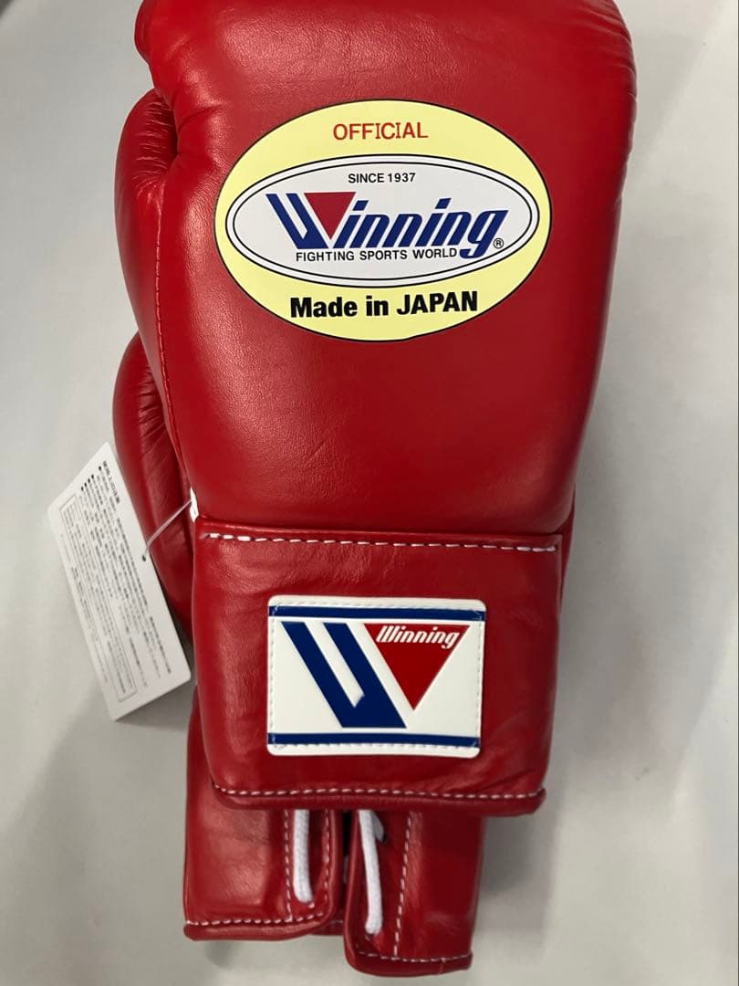 Winning ボクシンググローブ 8oz レッド　ヒモタイプ