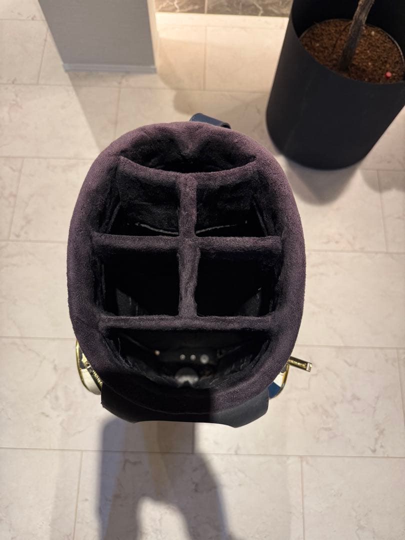 超希少　MARK & LONA キャディバッグ　ネイビー　ゴールド