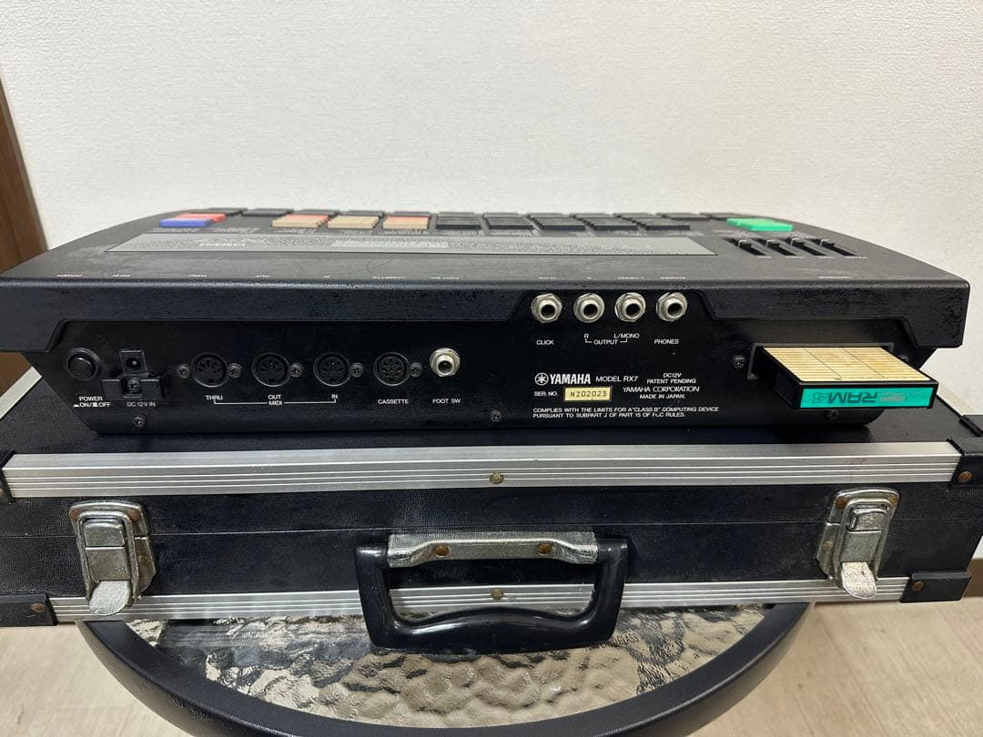 YAMAHA RX7 リズムマシン（メモリーカセット付き）