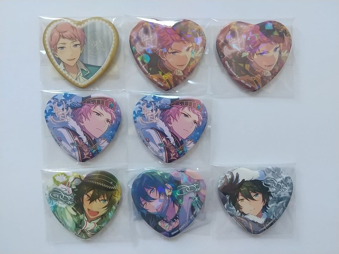 あんスタ とるパカ ハート型缶バッジ ハート缶 Valkyrie 宗 みか
