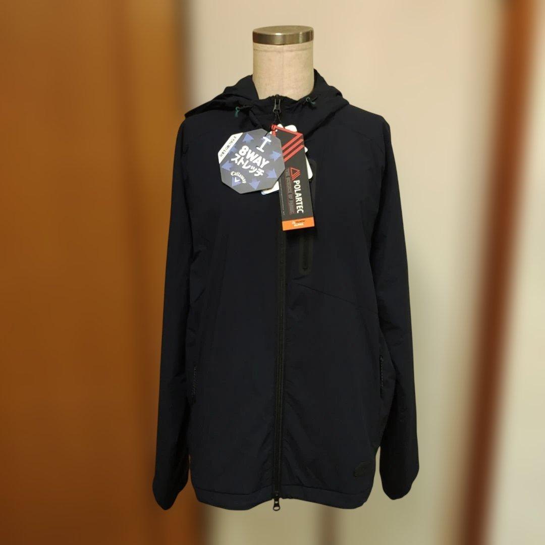 Callaway 8WAYストレッチ フードジャケット　黒　ブラック　М