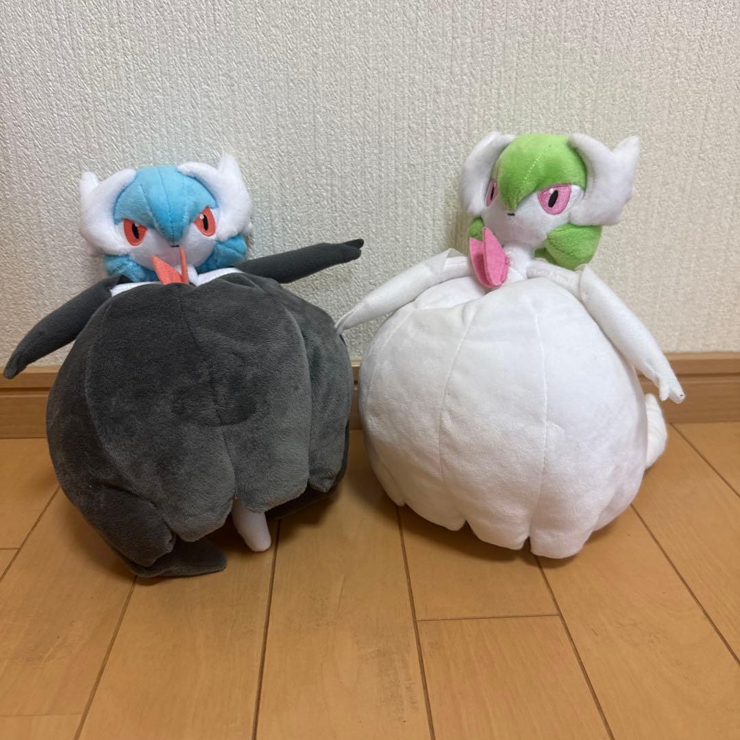 ポケモンセンター限定 ぬいぐるみ メガサーナイト OA&黒いメガサーナイト OA