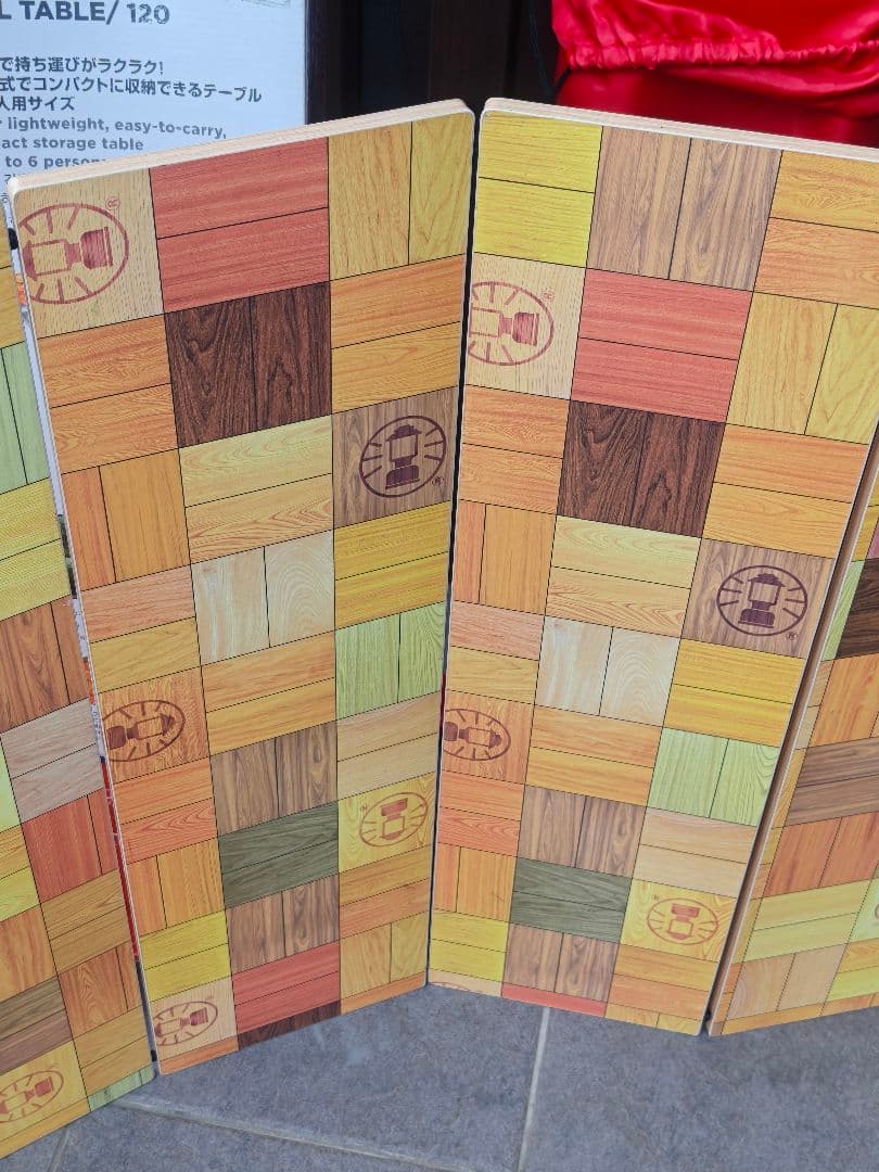 Coleman コールマン ナチュラルモザイク ロールテーブル 120 廃盤品