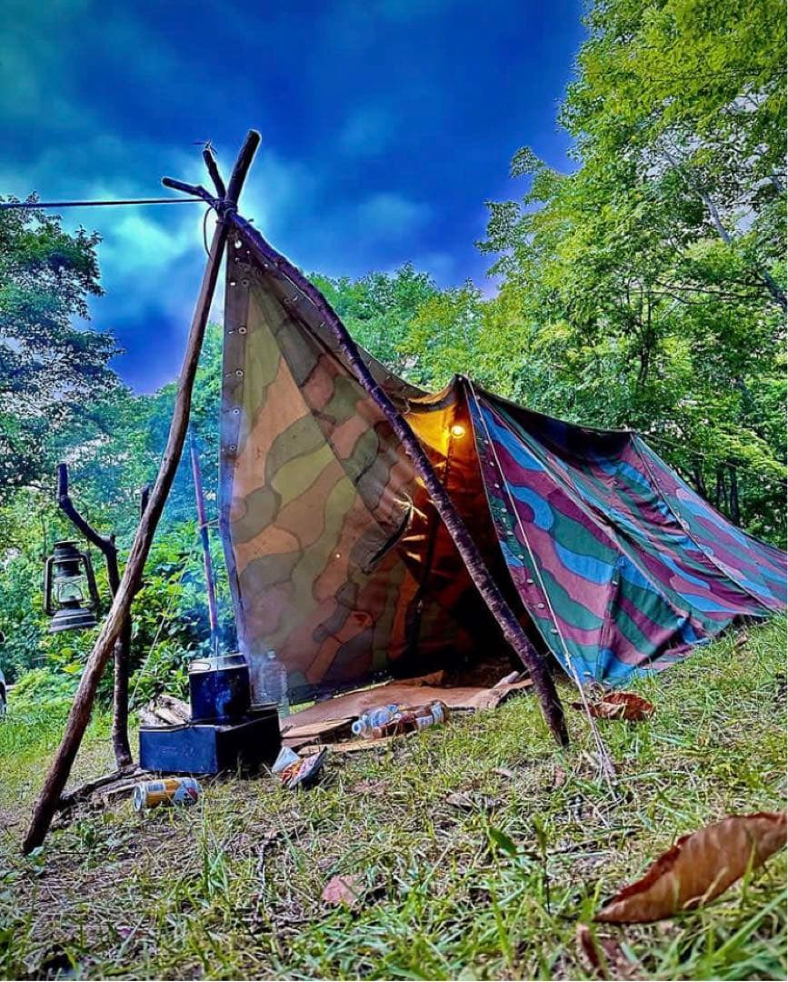 【軍幕屋】ノルウェー軍初期カモフラージュ★超希少★ビンテージ★1960年代