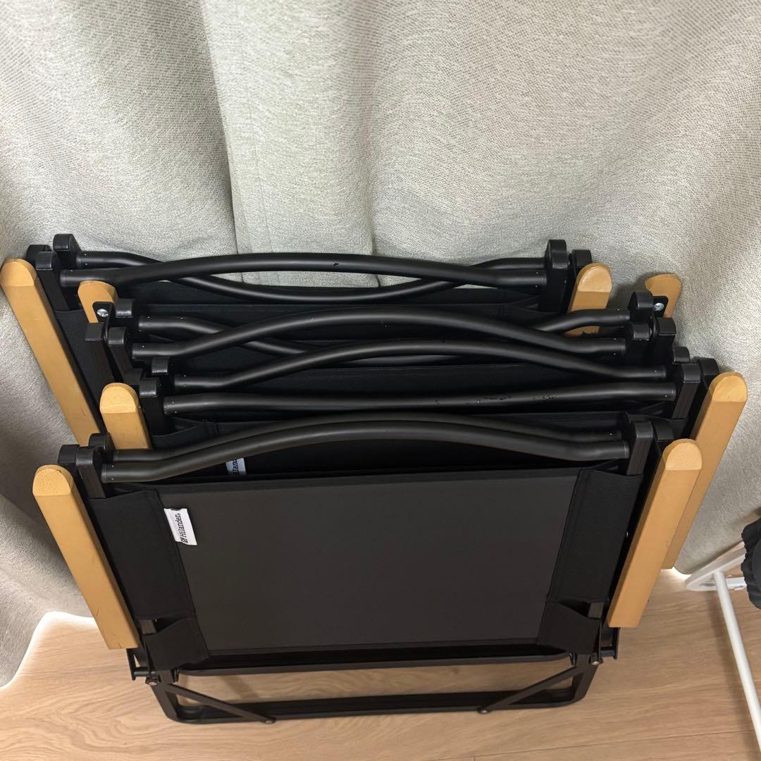 potatoハイランダー　アルミデッキチェア　4脚セット