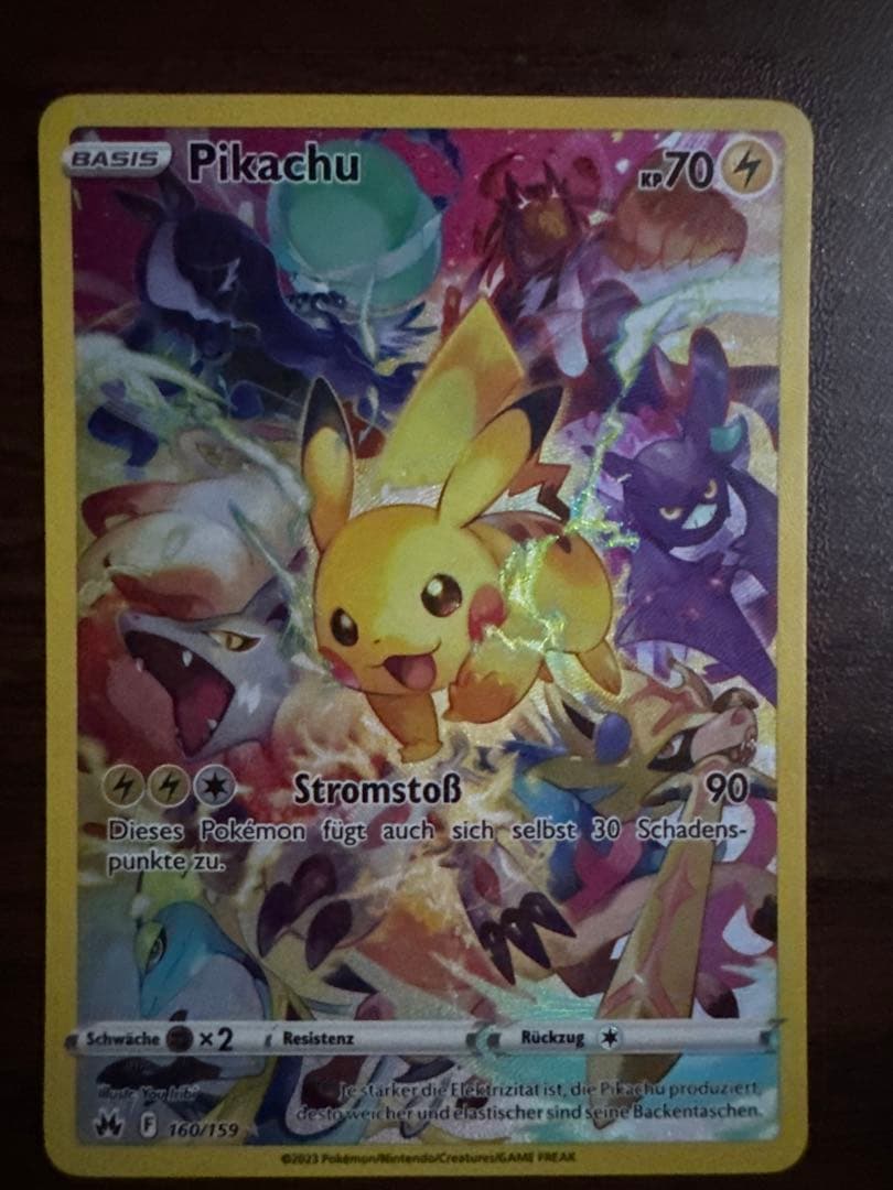 ピカチュウ 160/159 ドイツ語版　【美品】　プレシャス
