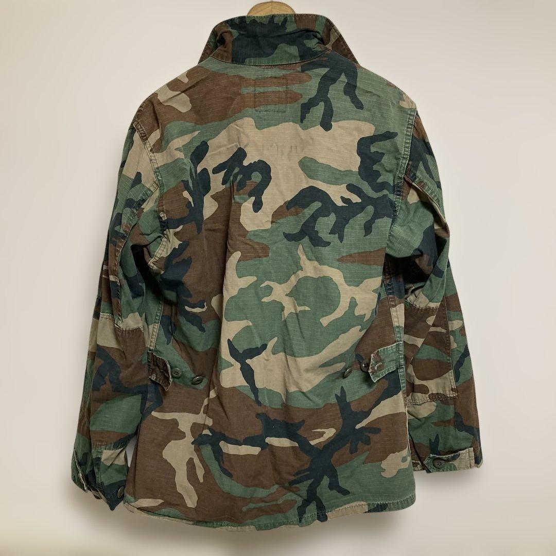迷彩ジャケット WHITE刺繍　戦闘服　本物