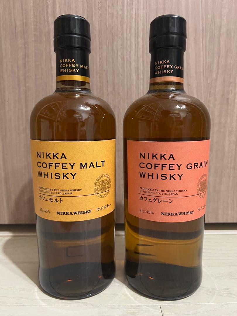 ニッカ　カフェモルト　カフェグレーン　700ml セット