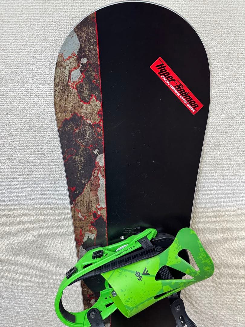 SCOOTER G-8 151cm & FLUX DS スノーボードセット