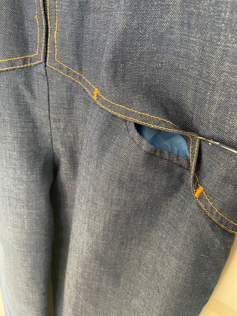 【USA製】オーバーオールスノーウェア　ブーツカットデニムサロペット　フレア