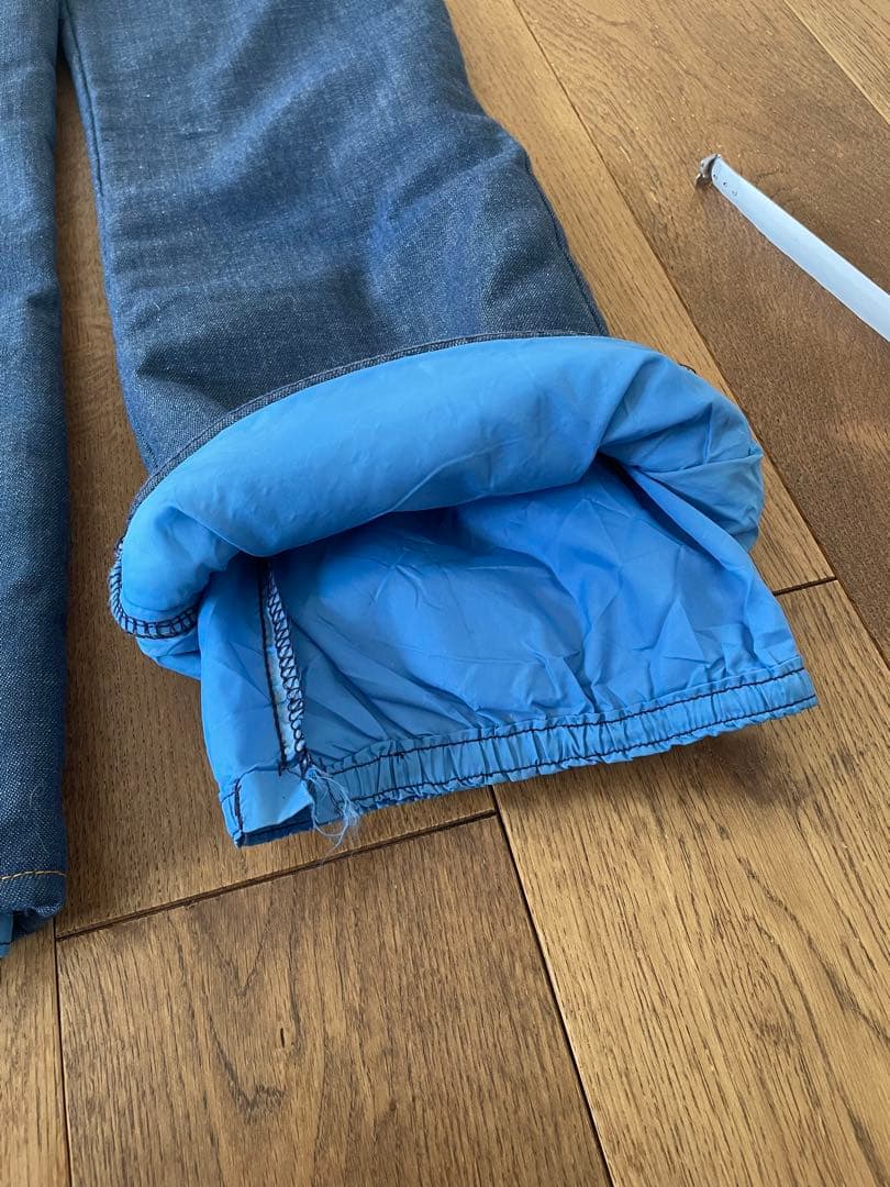 【USA製】オーバーオールスノーウェア　ブーツカットデニムサロペット　フレア