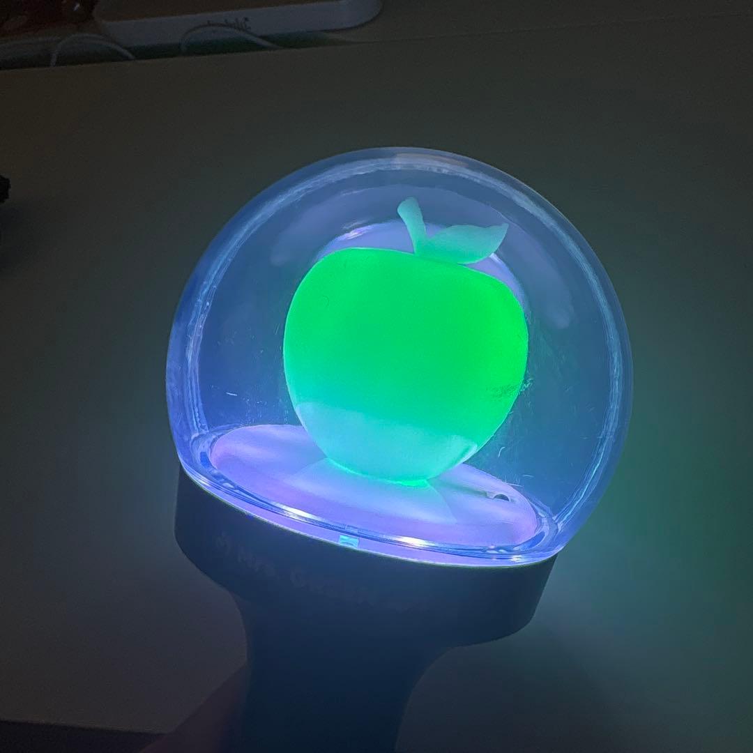 ミセスグリーンアップル Light Stick リングホルダー&銀テープ付き