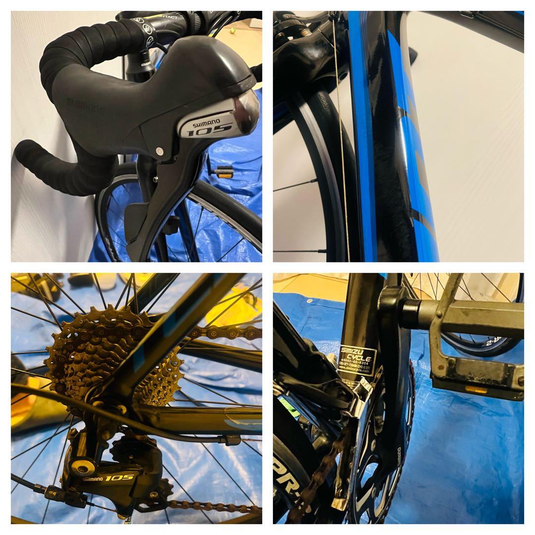 【ロードバイク】ジャイアントTCR SLR2　マットブラック