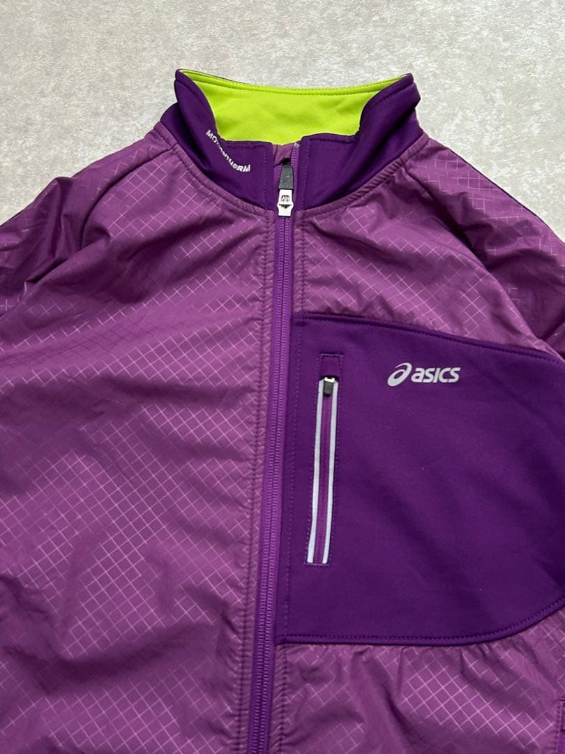 セットアップ ASICS ジャケット パンツ 裏起毛 上下 モーションサーモ L