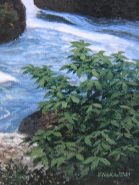 中島康正、爽涼、希少な額装用画集より、新品高級額装付、状態良好