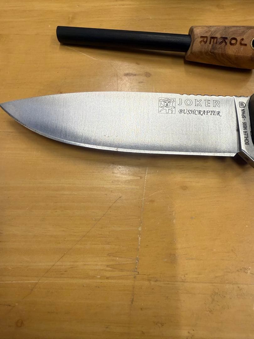ジョーカー エンバー スカンジエッジ ブッシュクラフトナイフ