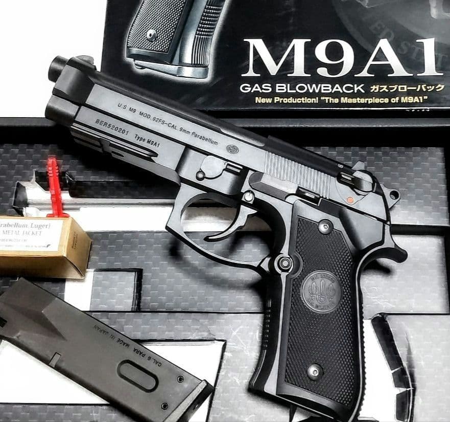 《特上品》東京マルイM9A1ガスブローバック ブラック仕様 完動美品 30才以上