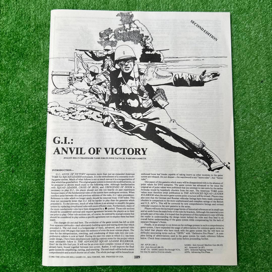 未使用　アバロンヒル　G.I.Anvil of Victory 勝利への礎