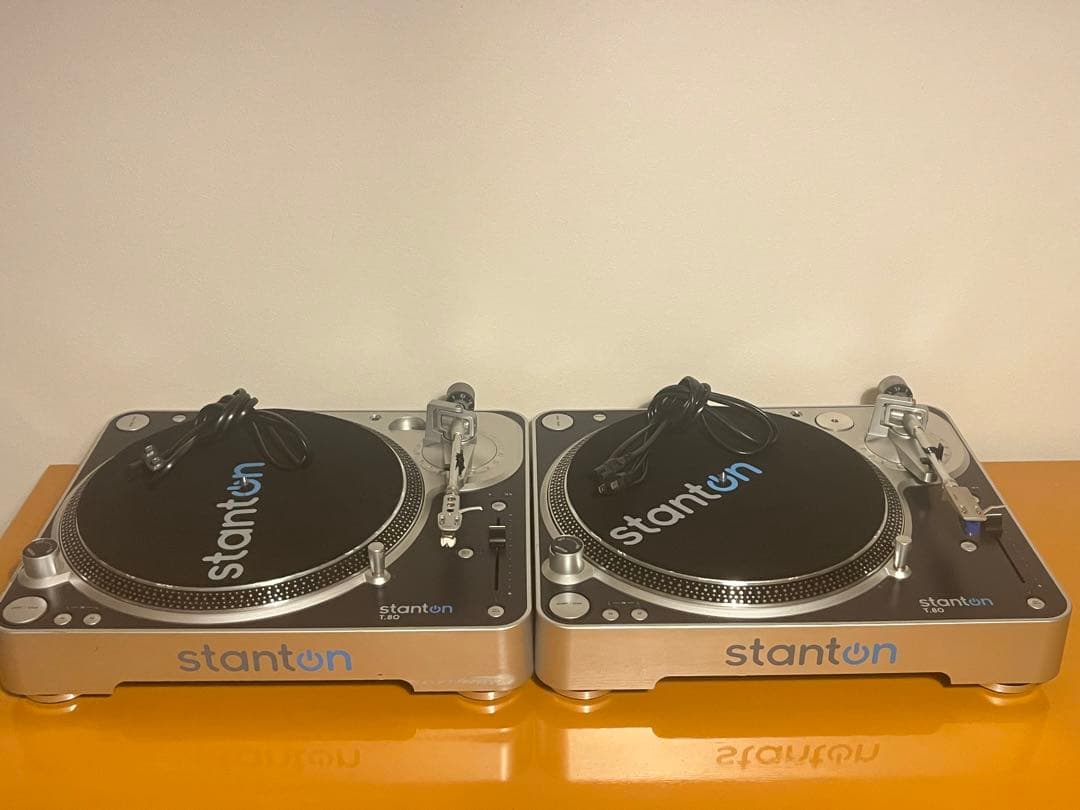 【てっぺ】Stanton T.80 DJターンテーブル 2台セット　針付き