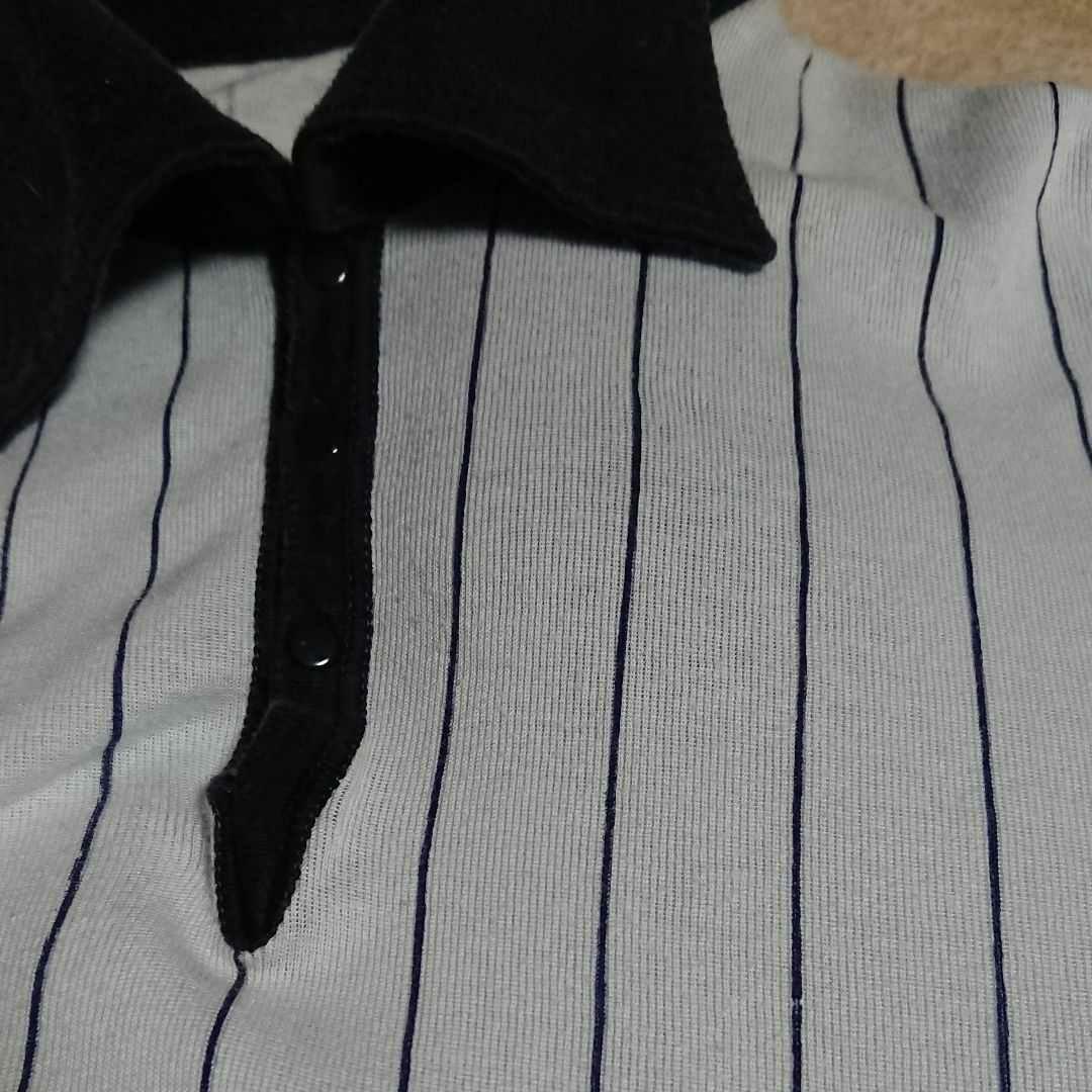 3【80s used】フィラ ボルグ テニス ポロシャツ 薄水色〈usa42〉