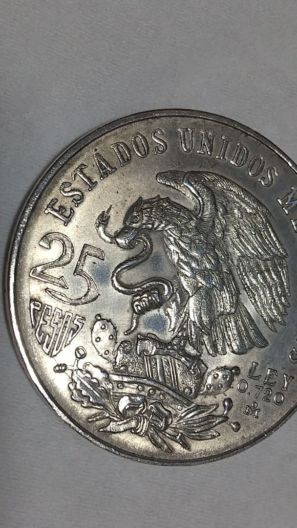 Mexico 25ペソ銀貨