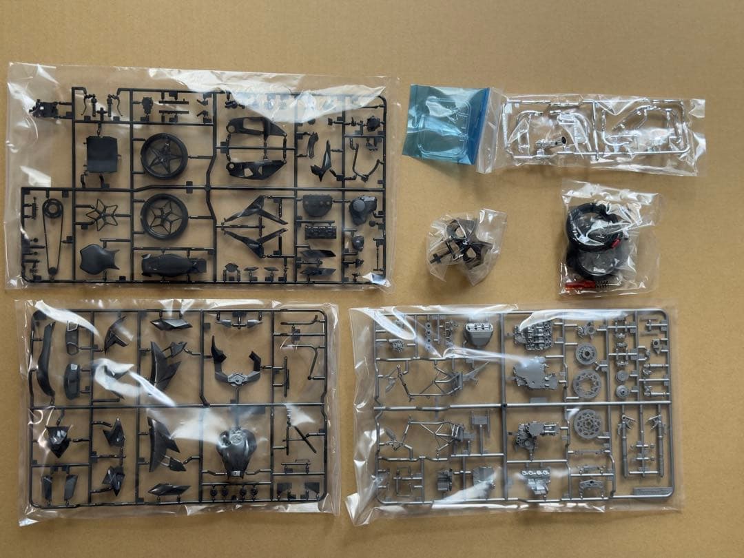 タミヤ Ninja H2Rとディテールアップパーツとカーボンデカールの3点セット