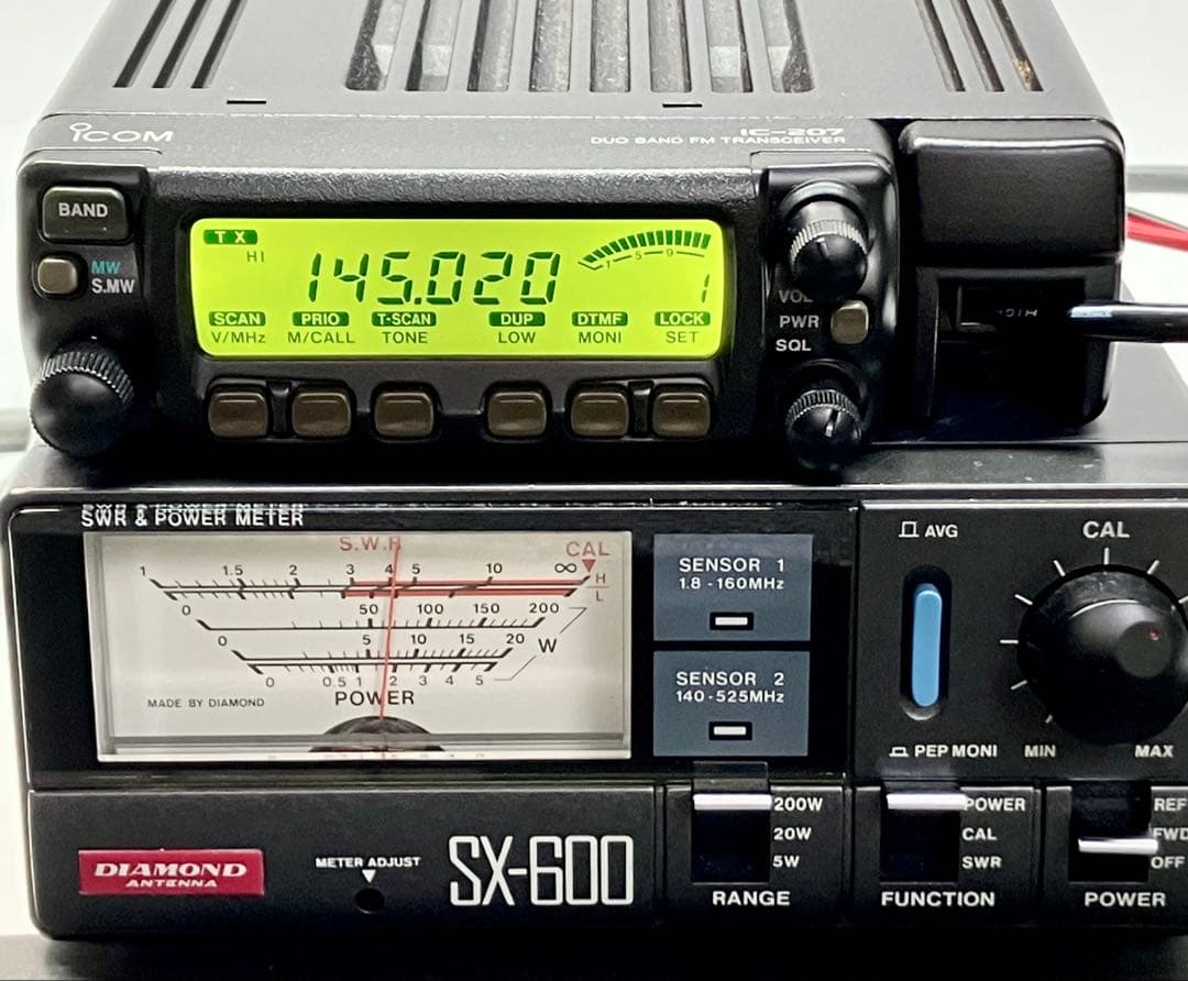 アイコム IC-207D 50wアマチュア無線機