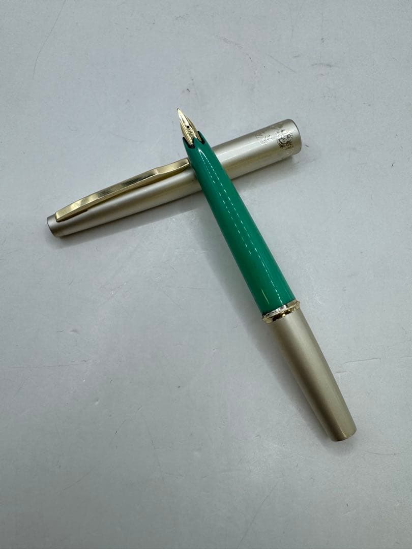 万年筆　sailor セーラー　ペン先　21k シルバー　グリーン