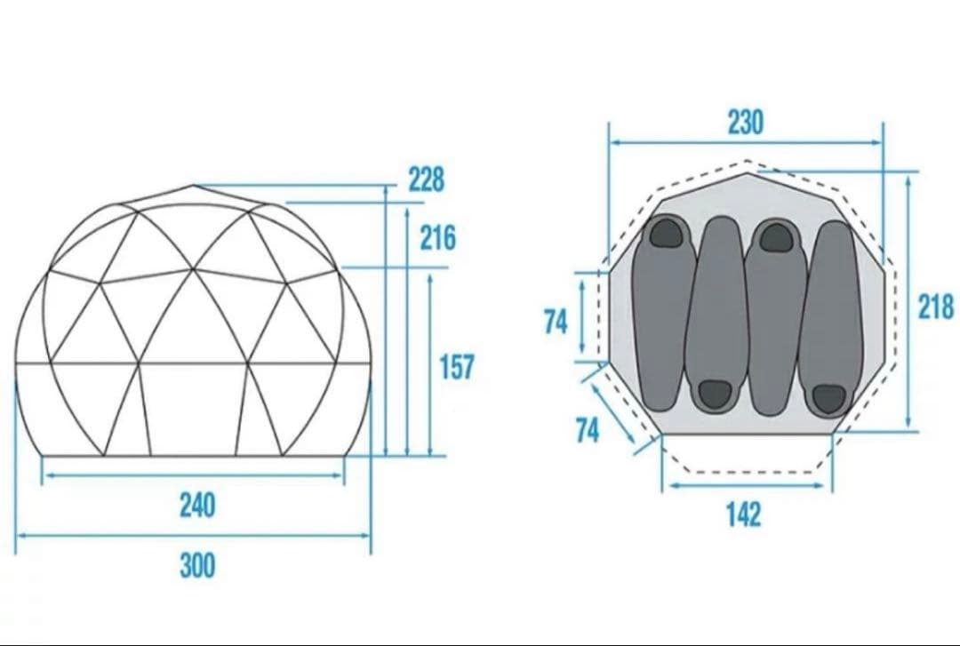 THE NORTH FACE ジオドーム4 Geodome NV21800 MG