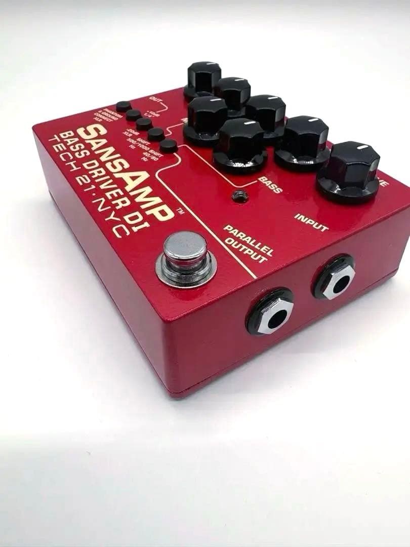 SansAmp BASS D DI 未使用　限定色　赤