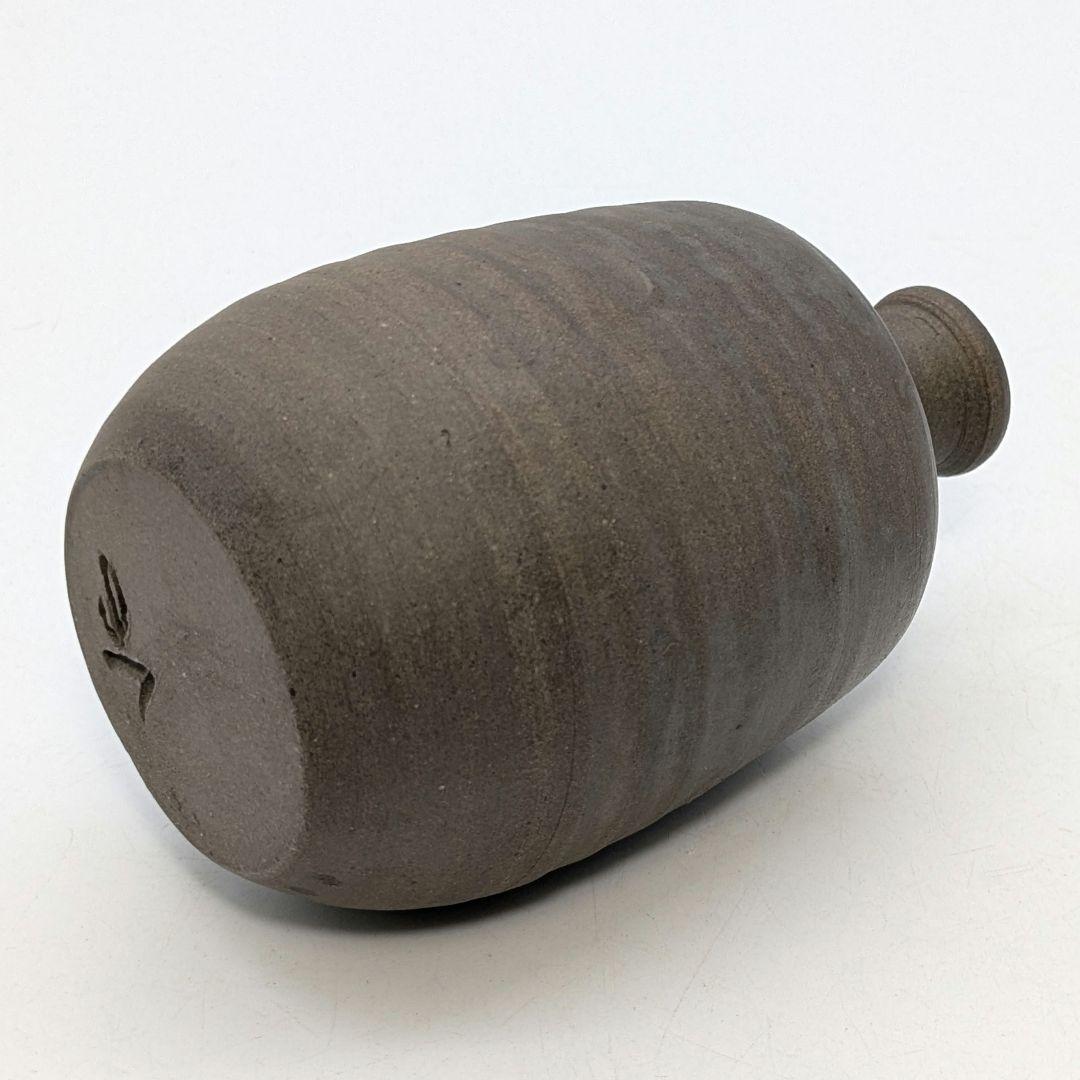 岡山県重要無形文化財 山本出 備前焼 銀彩徳利B とっくり 酒器 食器 日本酒